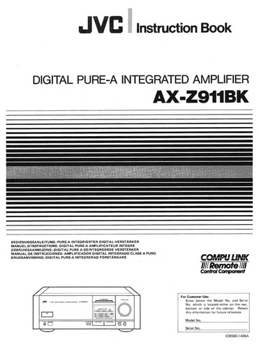 Jvc z911bk amplificatore - ax-z911bk,