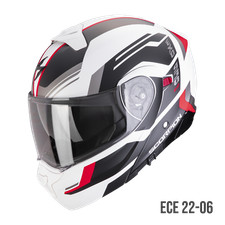 Casco Modulare Mentoniera Staccabile Scorpion Exo 930 Evo SIKON Bianco opaco