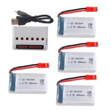 4x 3.7V 800mAh batteria lipo