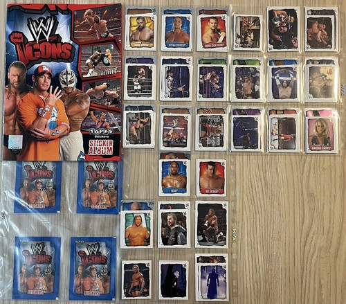 Topps merlin wwe icons - icons,