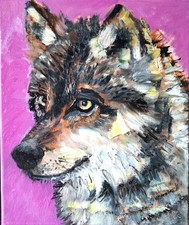 Quadro Lupo Originale - Olio