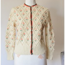 MAGLIA GOLFINO CARDIGAN tg.42/44 it.  STILE TIROLESE