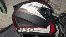 CGM Daytona 130 Range - Casco Integrale L (59-60) Nero Rosso Bianco