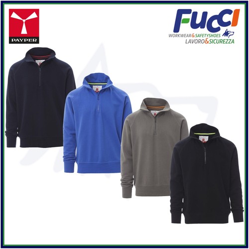 Felpa uomo mezza zip payper - uomo,