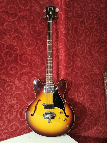 Gibson 1967 sunburst bass - eb-2,