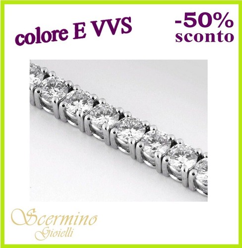 Bracciale tennis oro bianco - tennis,