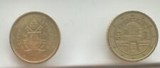 ⭐️??2 Monete 50 Cent Circolate-Città Del Vaticano 2020+?? Austria 2018⭐️