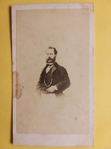 Cdv fotografia nobil uomo - -,