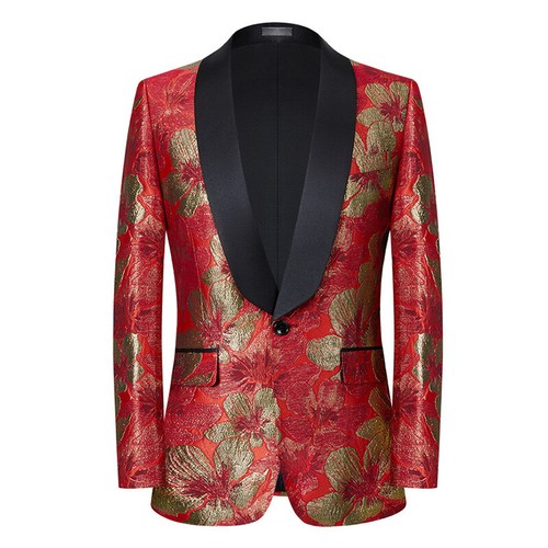Uomo jacquard floreale smoking - uomo,