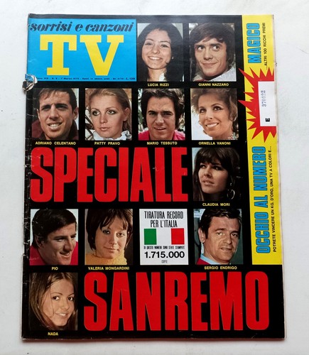Rivista sorrisi canzoni - rivista,
