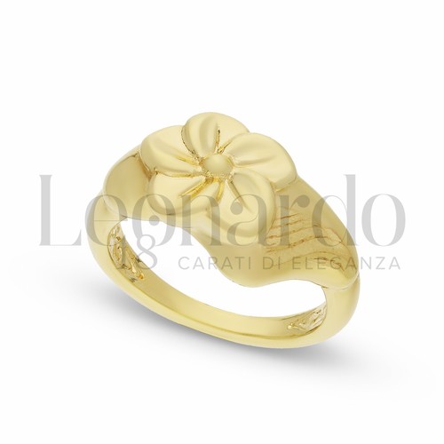 Anello donna fiore oro - anello, giallo