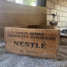 Cassetta contenitore cassa di vino scatola in legno vintage bottiglia Garofoli