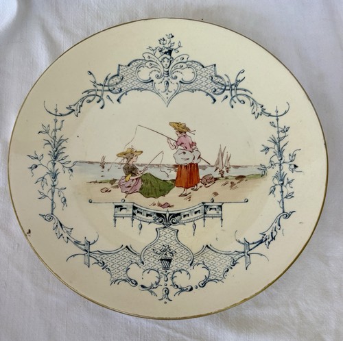 Belle assiette faience de - faience,