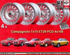 4 Cerchi+Dadi Alfa Romeo 7x15