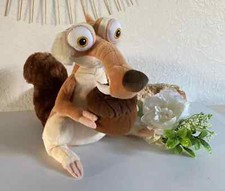 7⚜️ Peluche Doudou Scrat L'age de Glace 4 Gipsy Hauteur 25 Cm