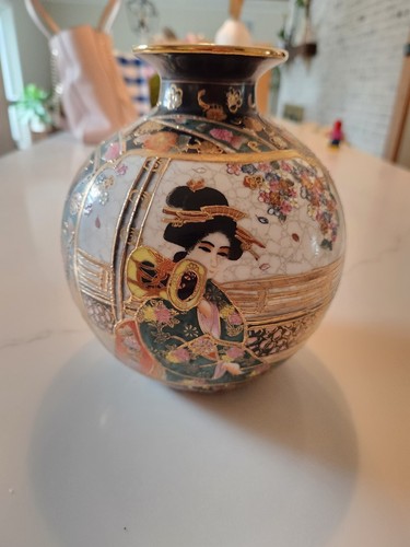 Antico vaso giapponese satsuma - vaso,