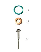 Guarnizioni + Viti Estensibili Iniettore VW AUDI 2.0 TDI 04L130277AE 04L130277AC