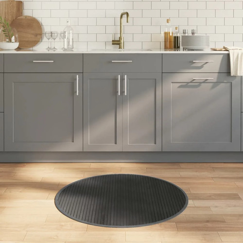 Tappeto rotondo grigio - rotondo, cm