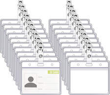 100 Pezzi Porta Badge Con