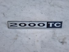 Badge In Alluminio Per Rover P6 "2000TC"