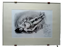 Litografia  GIGI BUSATO " fate