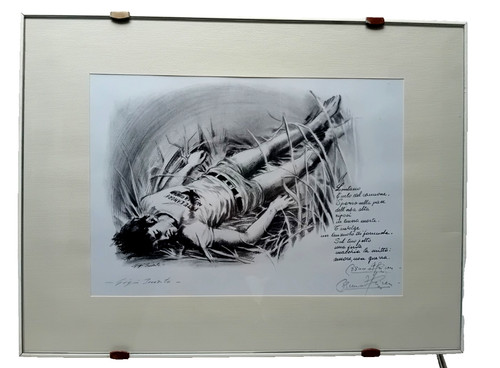Litografia gigi busato fate - litografia,