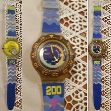 orologi swatch Scuba COMIND TIDE ANNI 90 PERFECT FUNZIONAMENTO COMPRESO BATTERIA