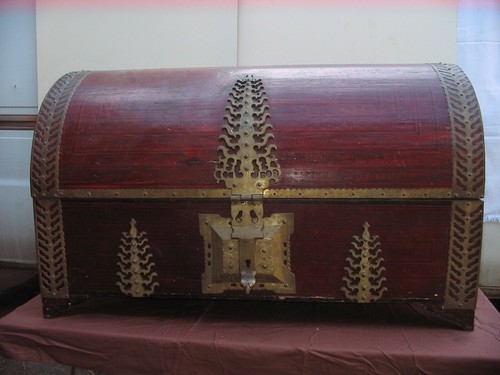 Antico baule indiano legno - antico,