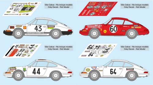 Decals porsche 911 mans - porsche,