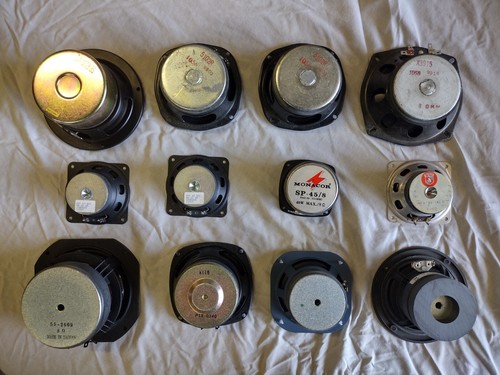 Lot vintage 90s speakers - -,