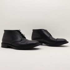 Scarpa Stringata PRADA Usate Basse Numero 9 (Cod.CS1426) in Pelle Nero