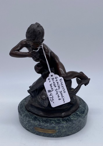 Statua metallo vincenzo - in,
