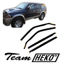 Deflettori Aria Per Mitsubishi Pajero Sport 1997-2004 5-Porte Set 4 Antivento