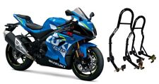 Coppia di 2 cavalletti alza moto per sollevare Suzuki GSX R GSX-R 600 750 1000 