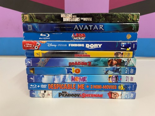 Blu ray lot animated kids - 10,