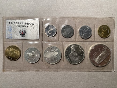 Austria coin pcs set - pcs, 1966