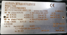 SEW R37 DRE80M4BE1 -  KW 0,75 / i 28,73 / M5 / motoriduttore a ingranaggi