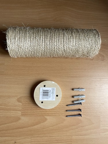Tiragraffi cestino sisal