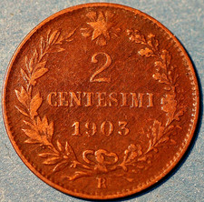 1903 2 Centesimi Italia