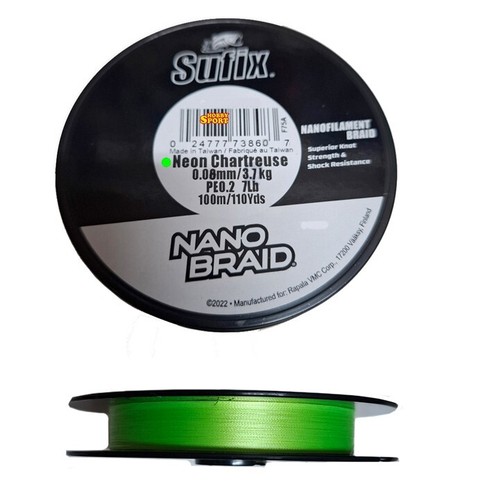 Sufix nano braid - braid, 0,08mm