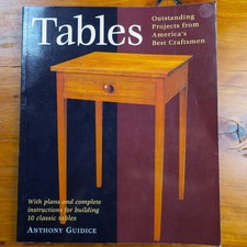 Tables Building Book DIY Workshop Guide 10 Furniture Plans Joinery | A Guidice