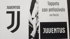 TAPPETO JUVENTUS ORIGINALE CON OLOGRAMMA UFFICIALE ANTISCIVOLO HERMET 70X110