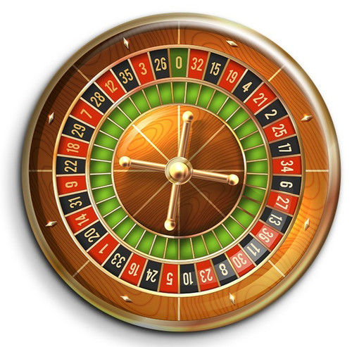 Roulette casino badge 38mm - roulette,