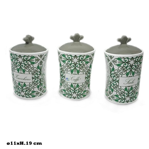 Set tris barattolo cucina - set, 3