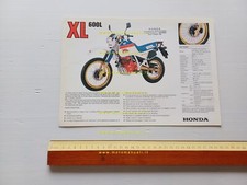Honda XL 600 L (LM) 1983 depliant ITALIANO originale