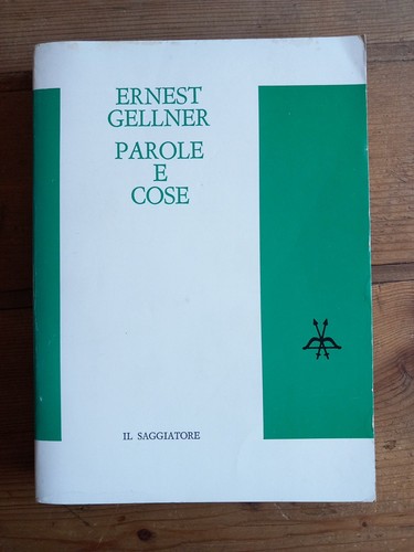 Ernest gellner parole e cose - gellner,