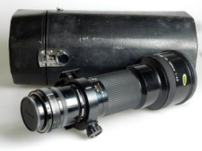 CANON FD 400mm f/4.5 nr 10274 with rear cap and case, NEAR MINT