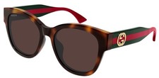 OCCHIALI DA SOLE GUCCI GG 1866SK COLORE 002 HAVANA LENTE MARRONE SUNGLASSES