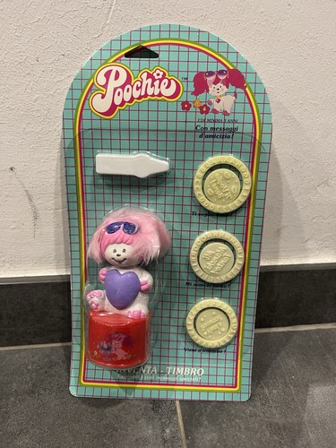 Poochie inventa timbro mattel - poochie,