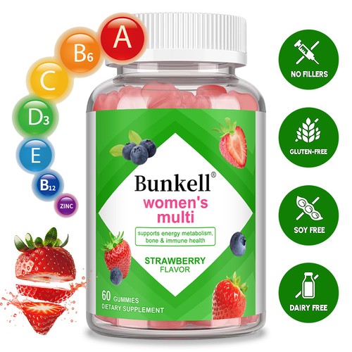 Gomma multivitaminica donna - gomma,